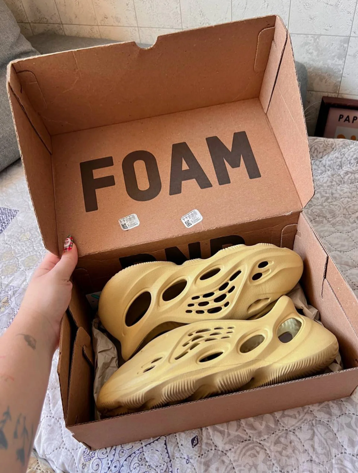 Adidas Yeezy foam runner orche 7us/7uk - изображение 1