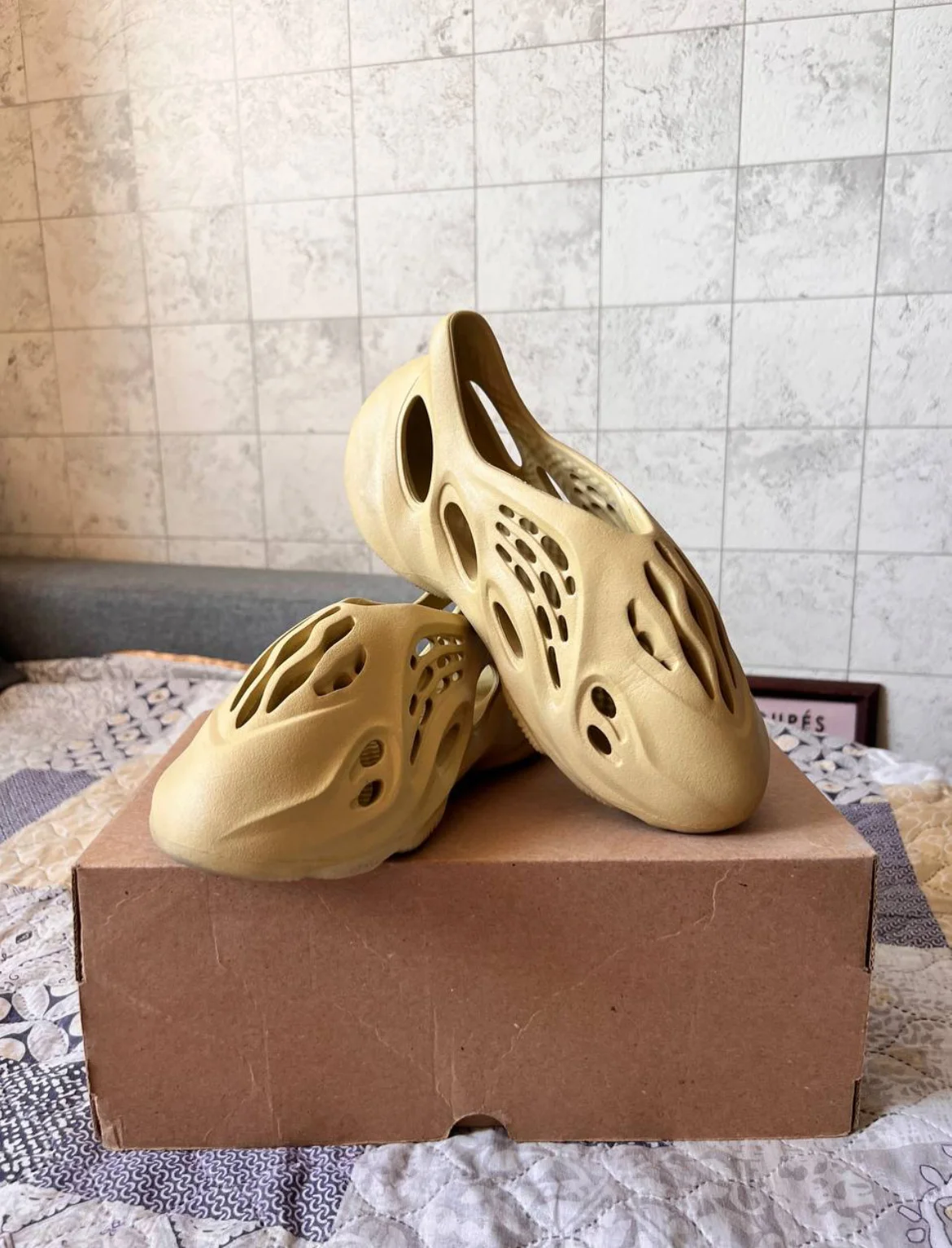Adidas Yeezy foam runner orche 7us/7uk - миниатюра 3