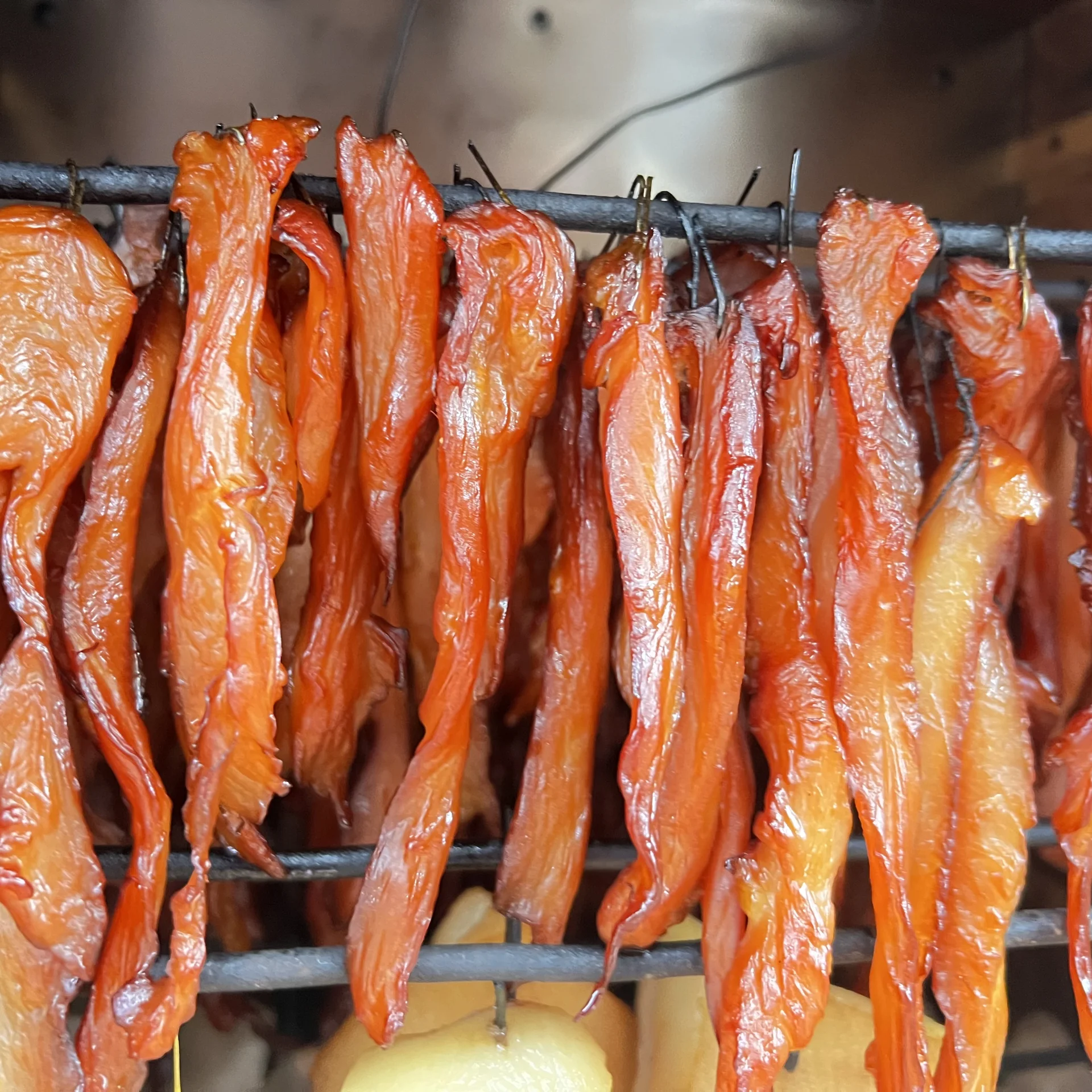 копченое сало и мясо домашнее
