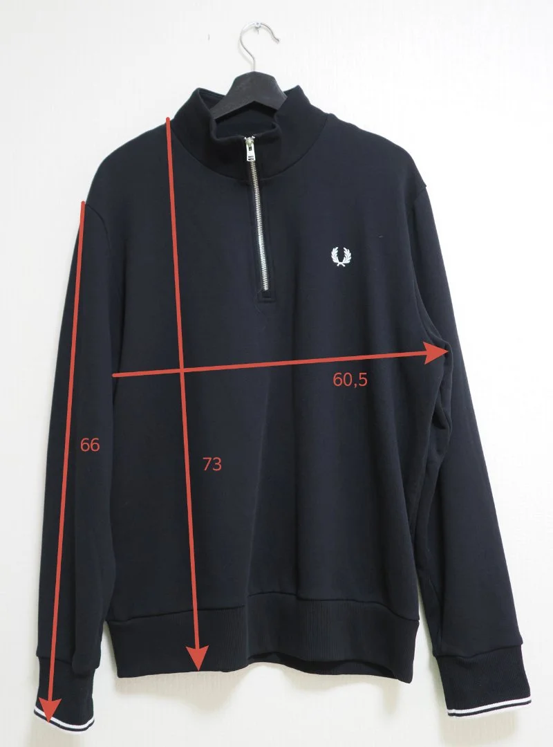Кофта 1/4 zip Fred Perry - миниатюра 4