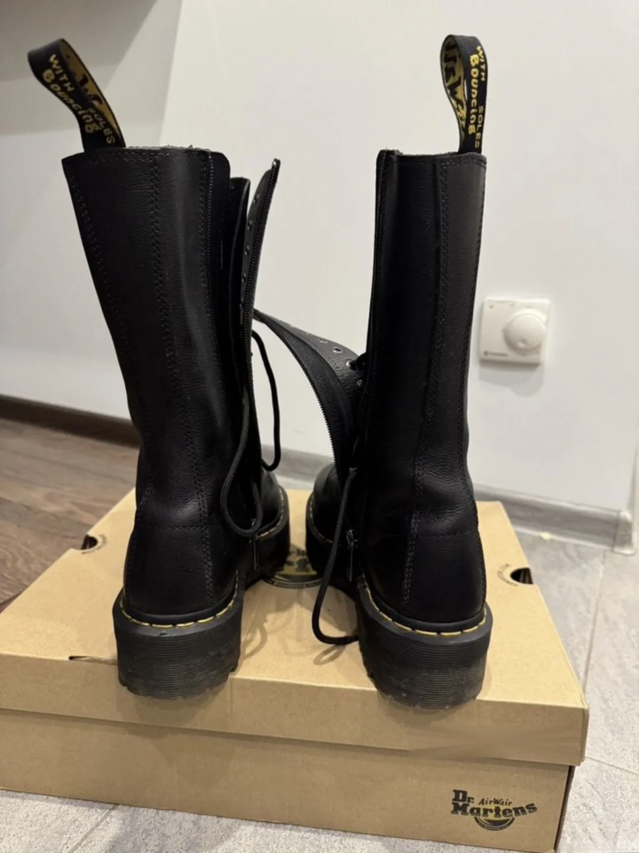 Ботинки высокие Dr. Martens 1b99 quad - миниатюра 3
