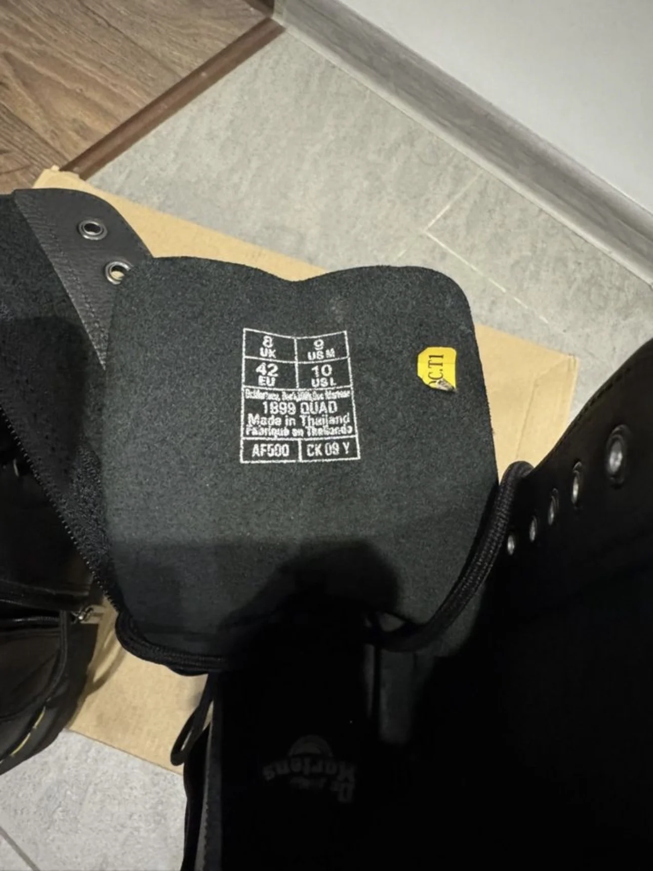 Ботинки высокие Dr. Martens 1b99 quad - миниатюра 4