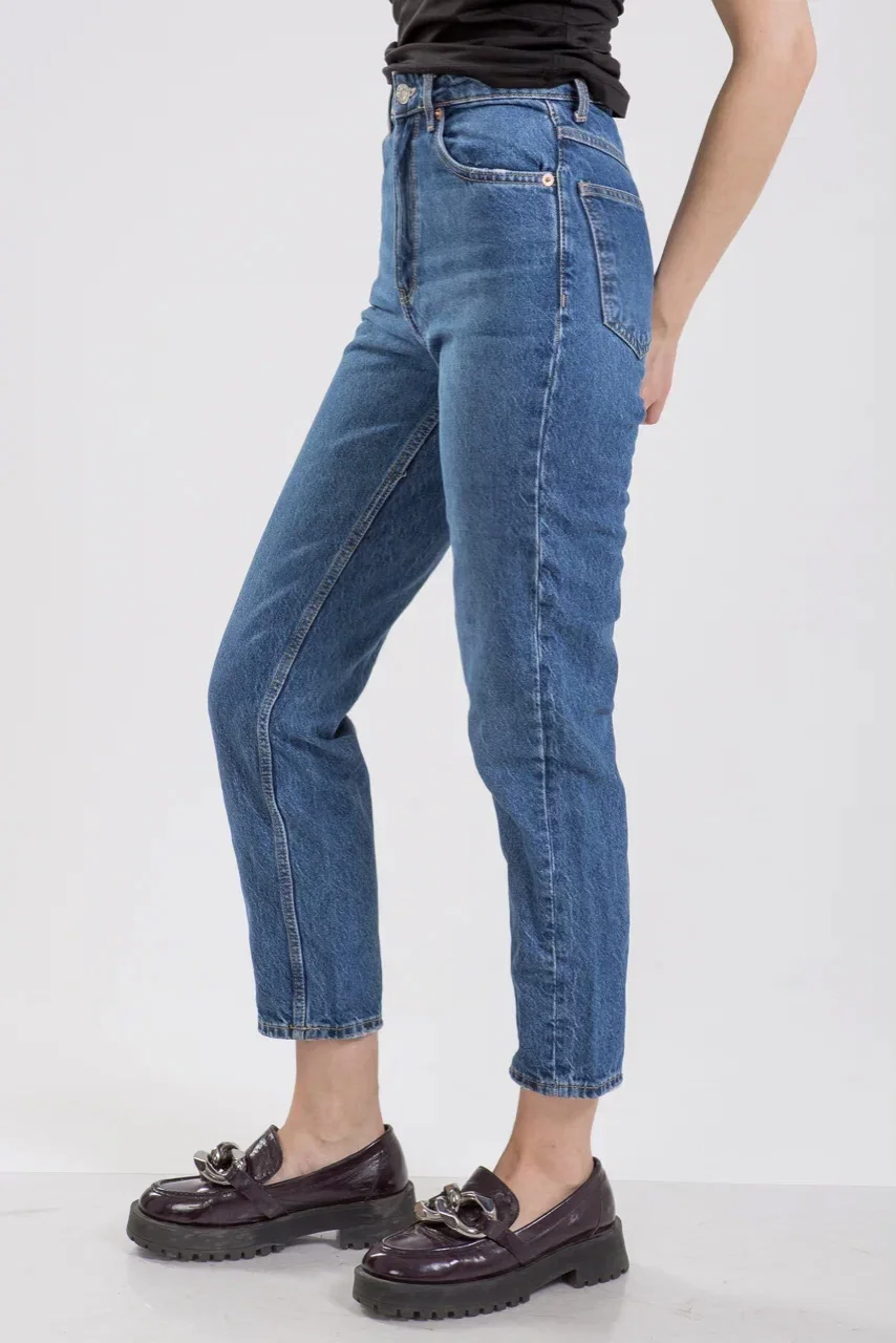 Джинсы Mom fit женские новые - миниатюра 3