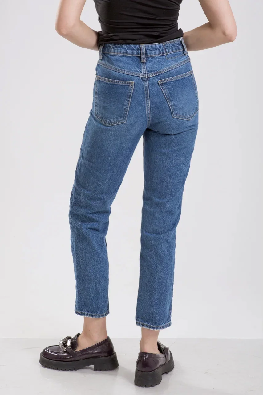Джинсы Mom fit женские новые - миниатюра 4