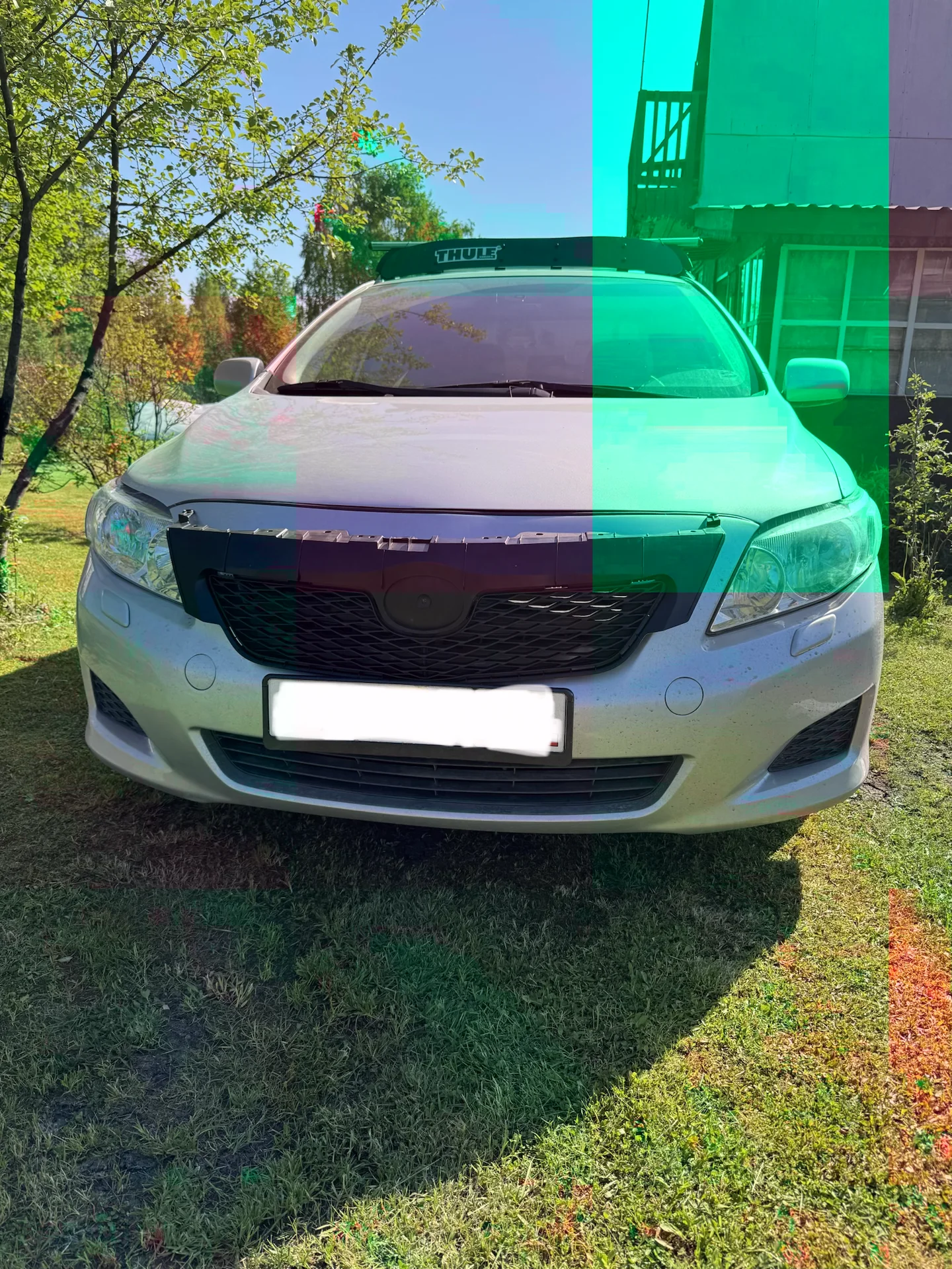 Решётка радиатора toyota corolla 150 под американк