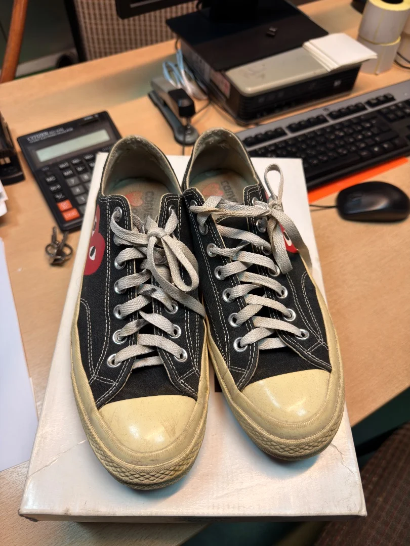 Кроссовки Play Chuck 70 OG Comme Des Garçons Play x Converse - миниатюра 4