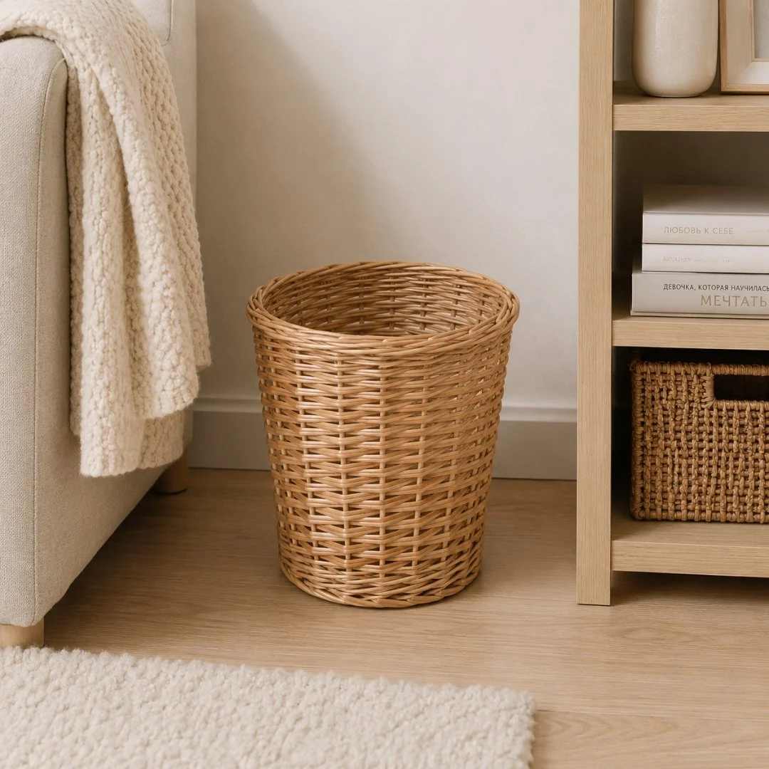 Плетеная корзина 20*25 см - изображение 1