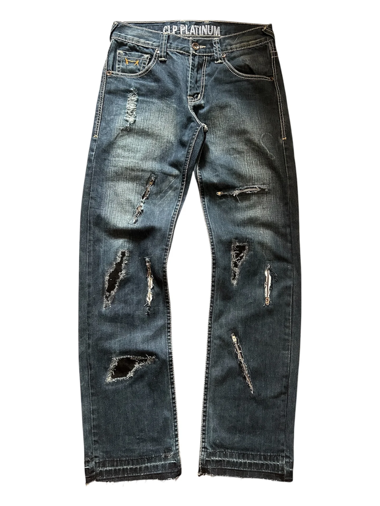 jeans 6 zip blue - изображение 1