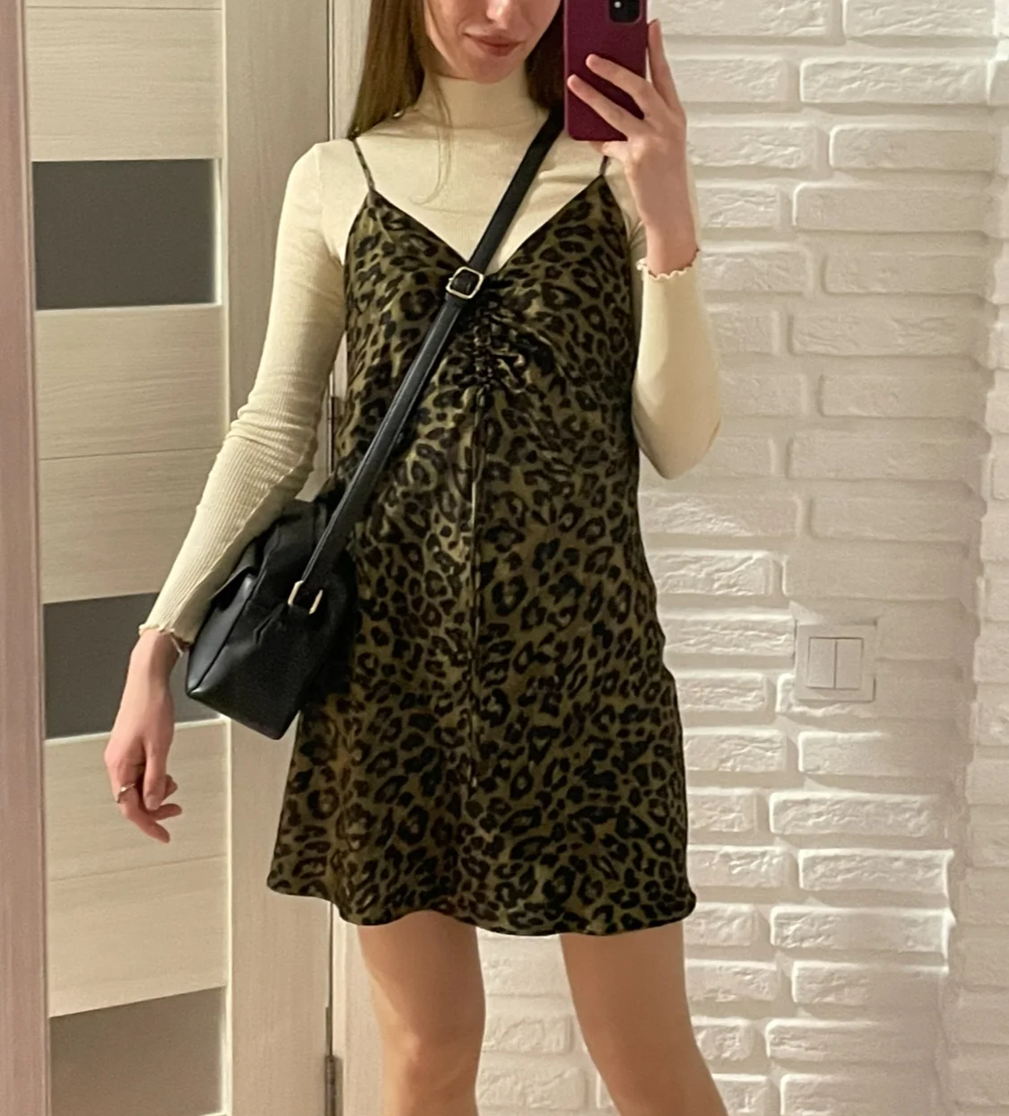 Леопардовое платье ZARA - изображение 1