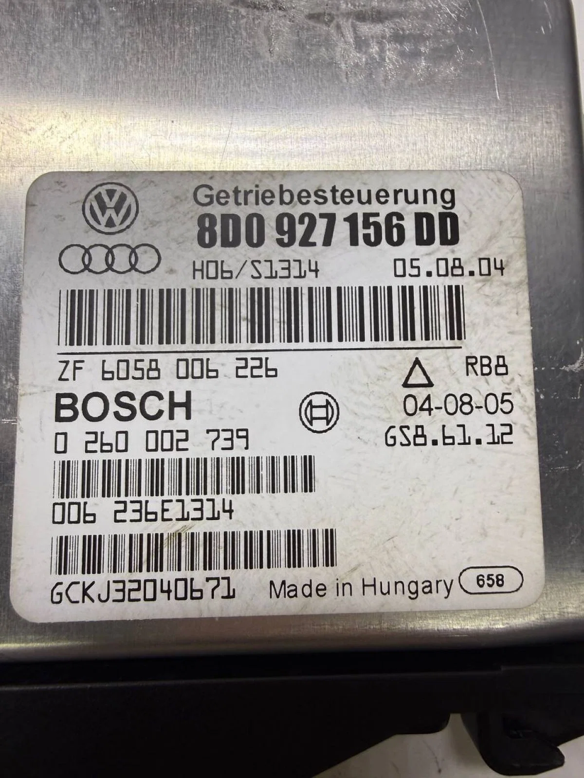 Блок управления АКПП Volkswagen Passat B5 рестайлинг (2000—2005) - миниатюра 4