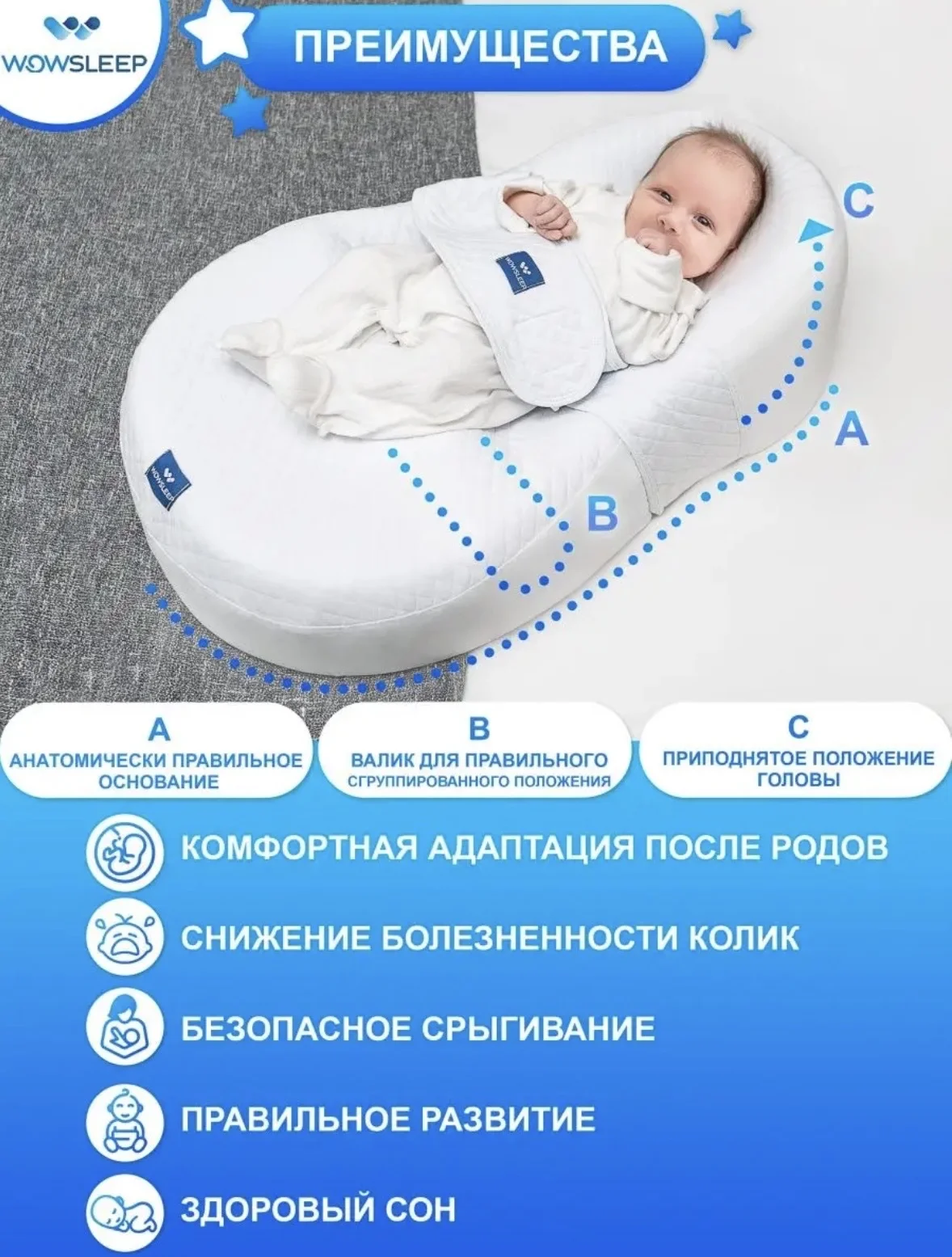 Кокон для новорожденных - миниатюра 2