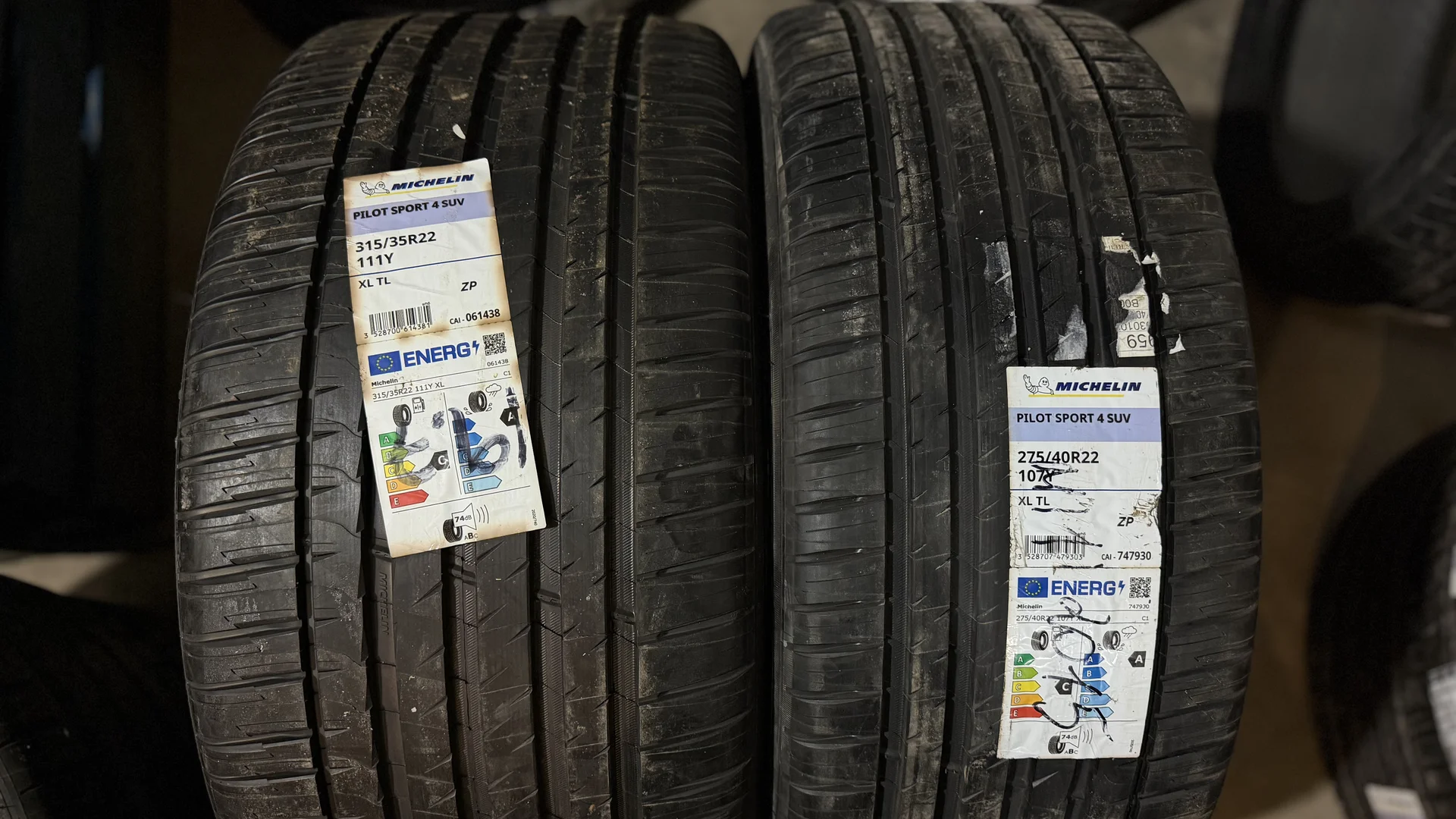 Michelin Pilot Sport 4 SUV ZP 275/40 R22 и 315/35 - миниатюра 3