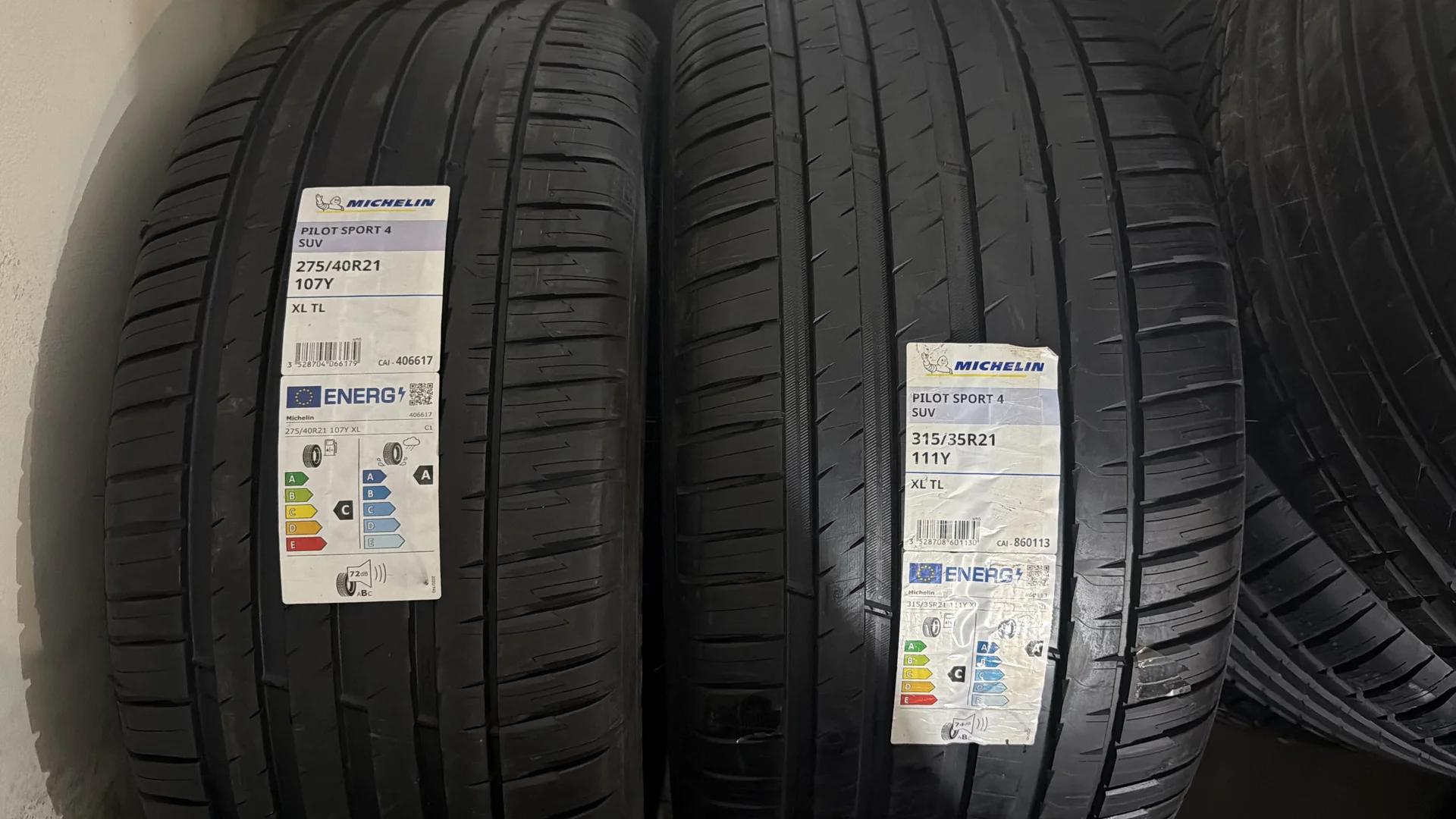 MICHELIN Pilot Sport 4 SUV 275/40 R21 и 315/35 R21