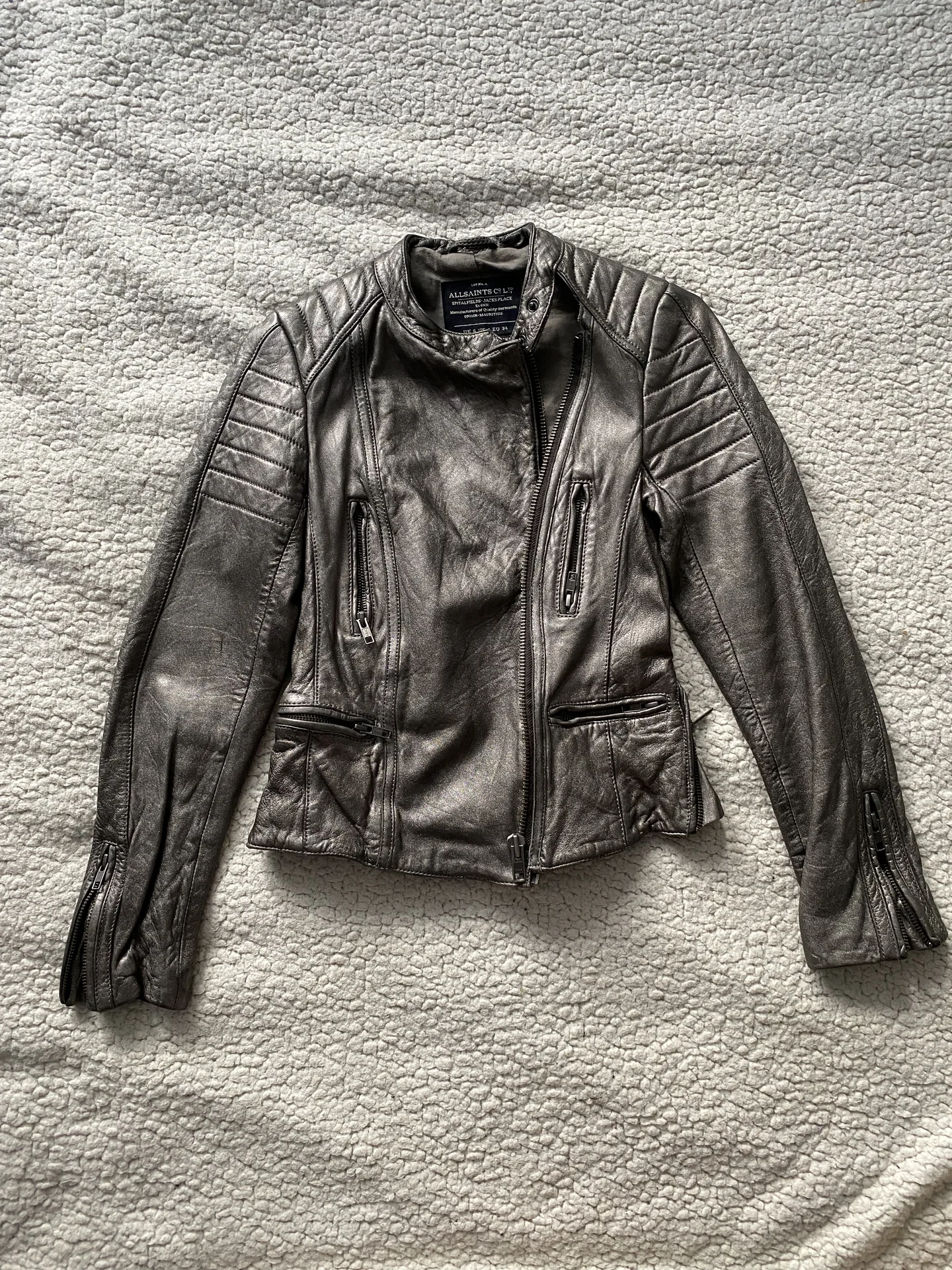 кожаная куртка AllSaints архив - изображение 1