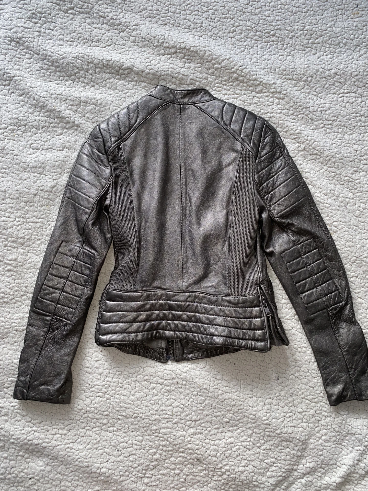 кожаная куртка AllSaints архив - миниатюра 5