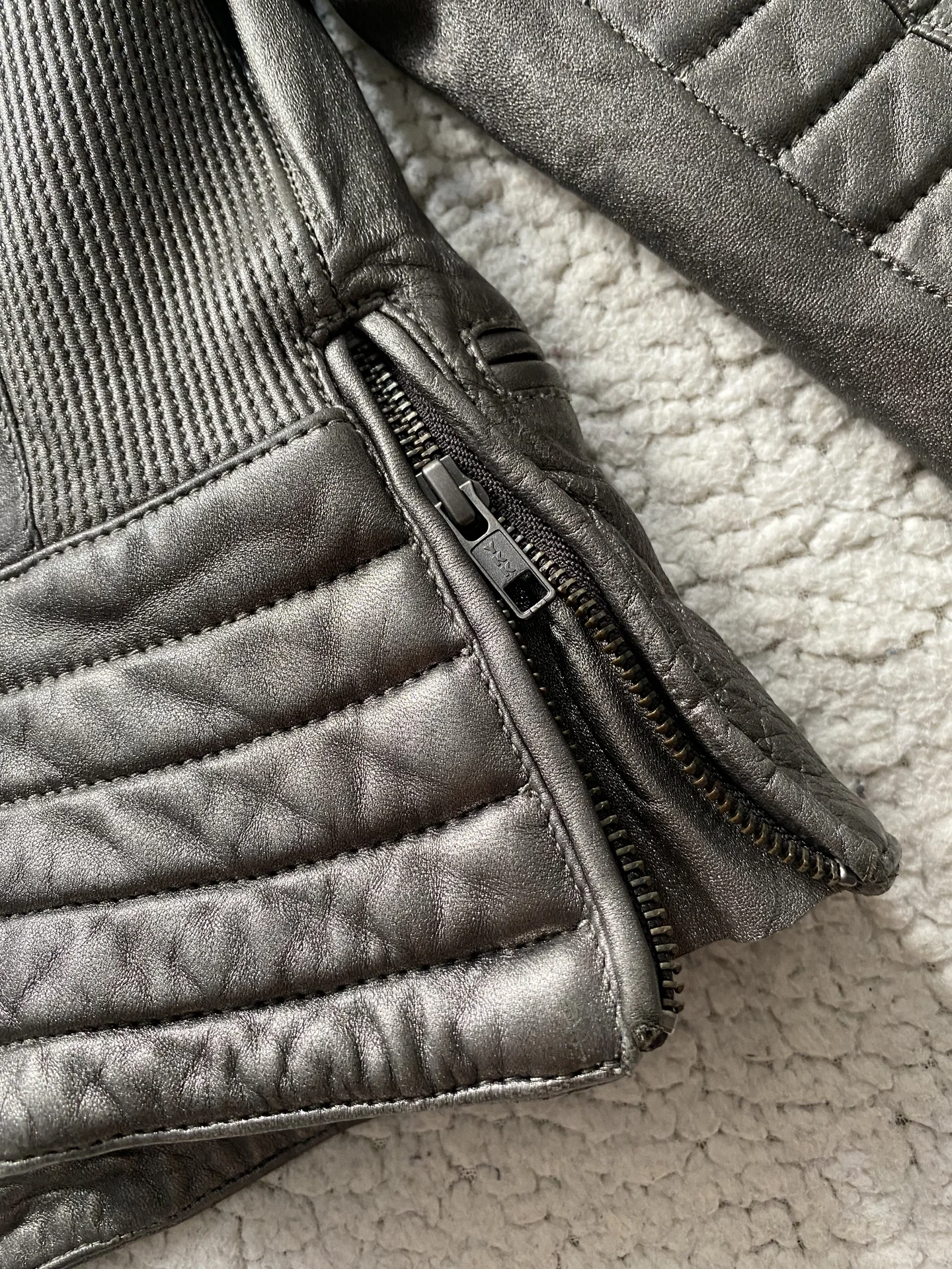 кожаная куртка AllSaints архив - миниатюра 6