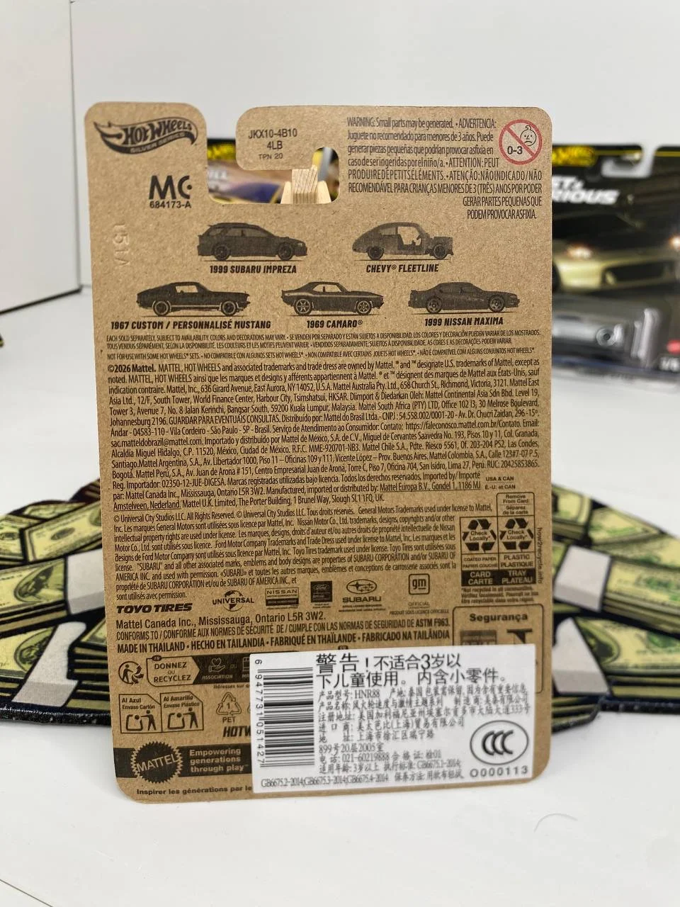 Hot Wheels Silver Series 1999 SUBARU IMPREZA - миниатюра 3