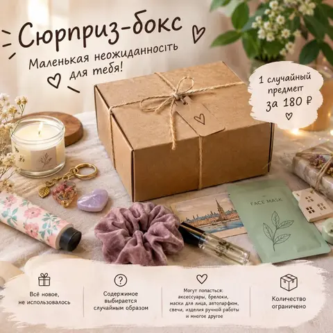 Сюрприз-бокс - маленькая неожиданность.