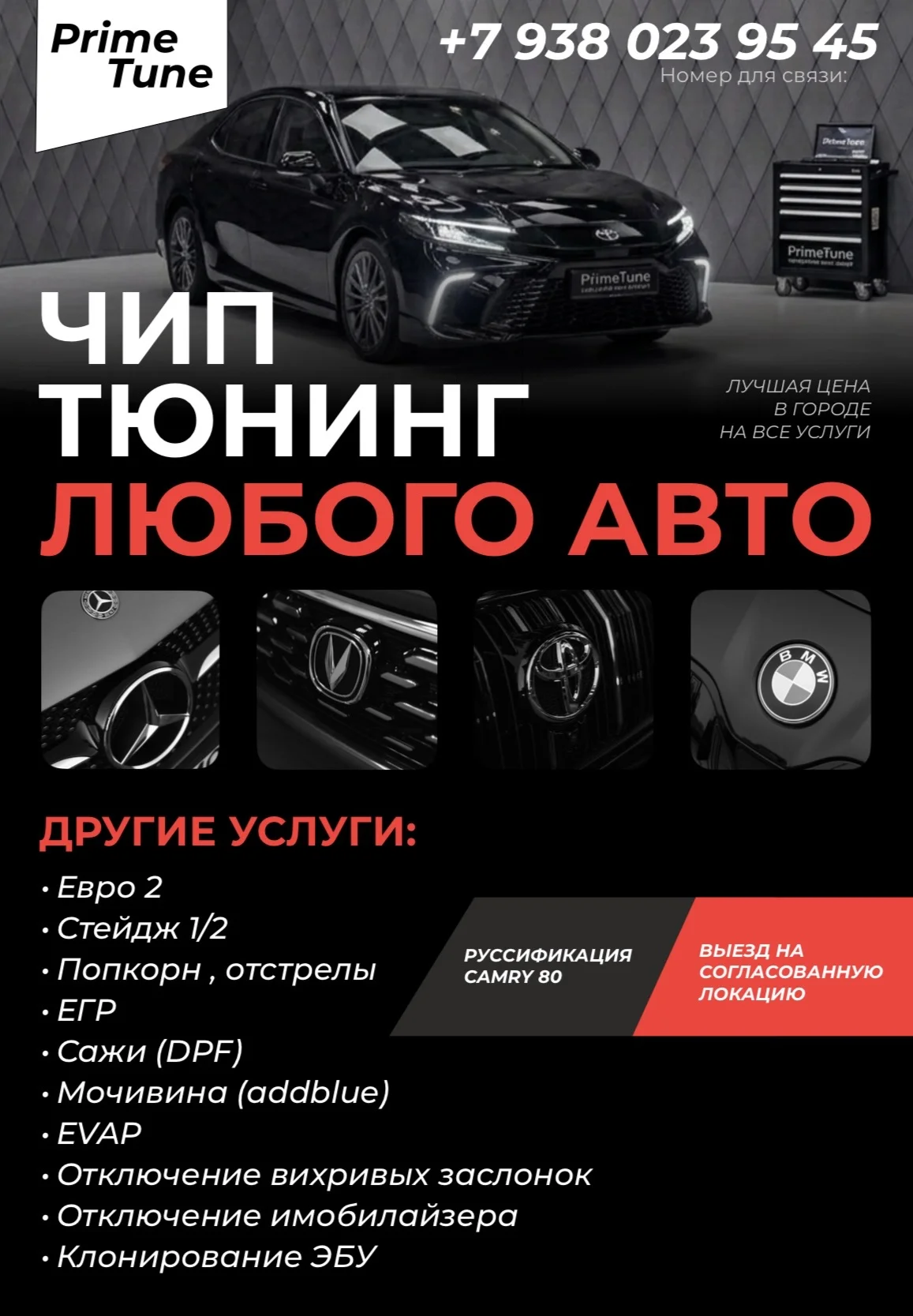 Чип тюнинг прошивка ЭБУ , стейдж 1/2 , евро 1