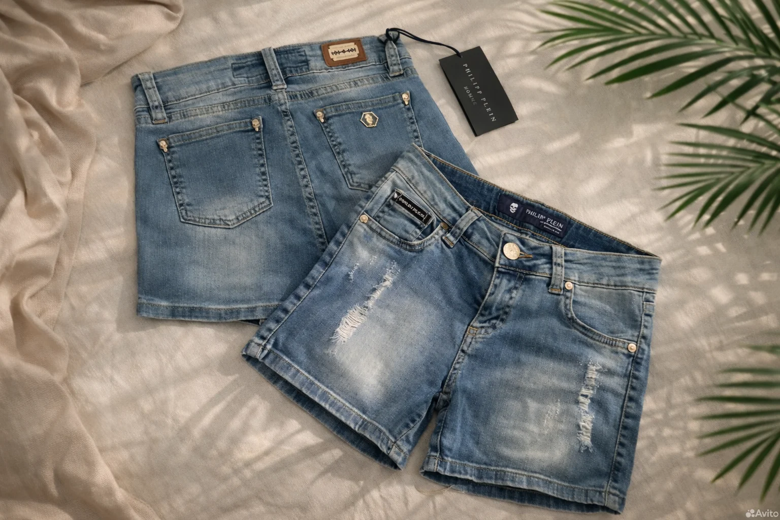 Джинсовые шорты Philipp Plein - изображение 1