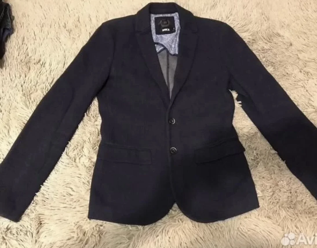 пиджаки мужские классика cotton - миниатюра 7