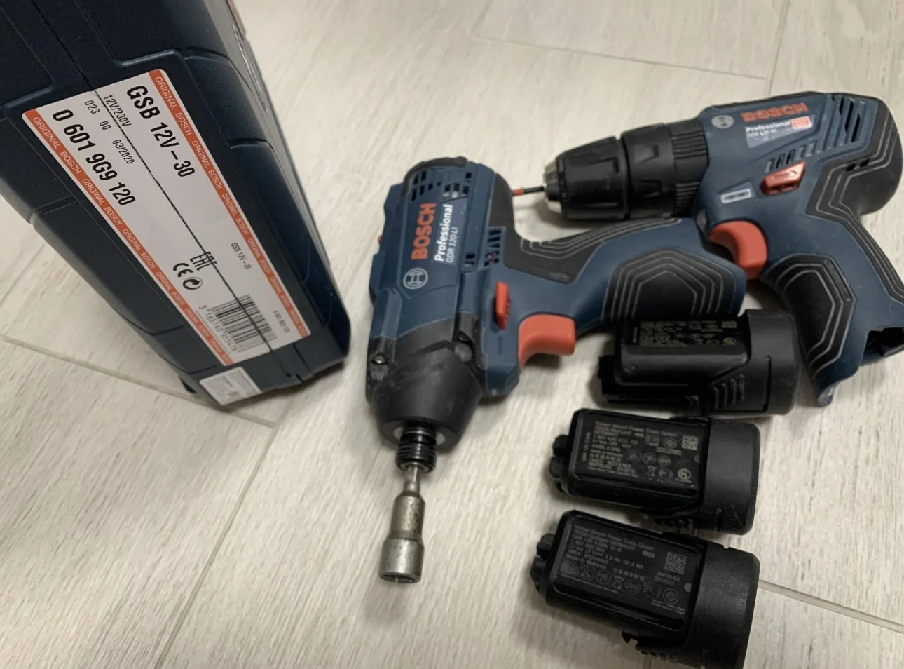 шуруповерт ударный BOSCH GSB 12V-30 - миниатюра 5
