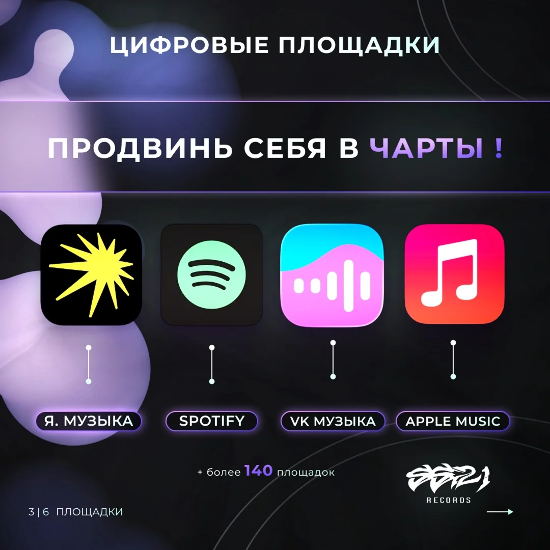 Дистрибуция песни на цифровые площадки - миниатюра 3