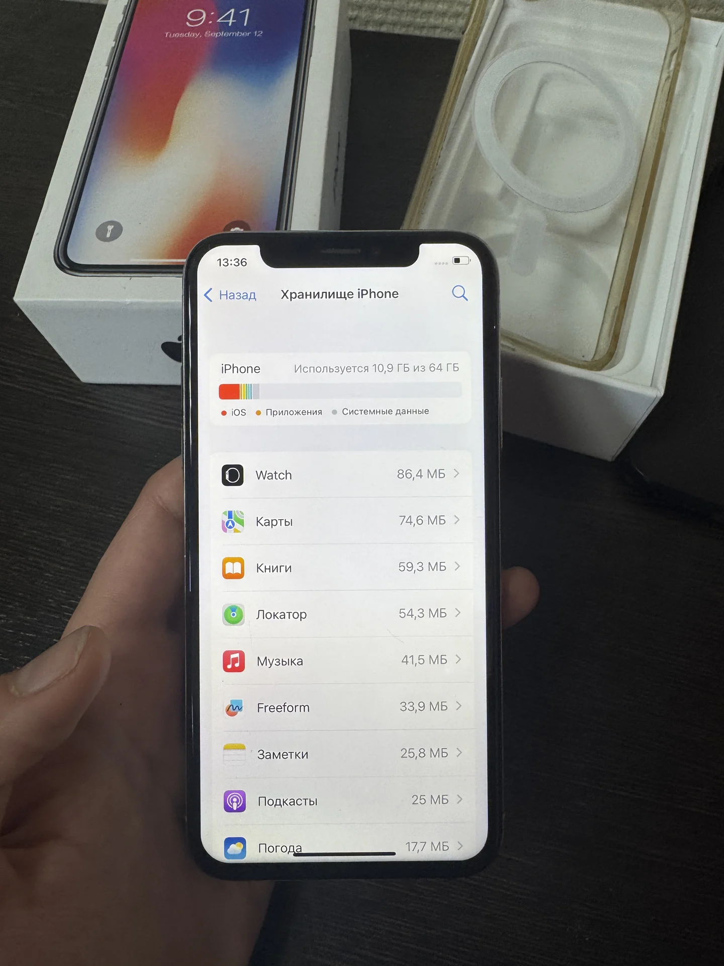 iphone x 64 gb 100 акб - миниатюра 2