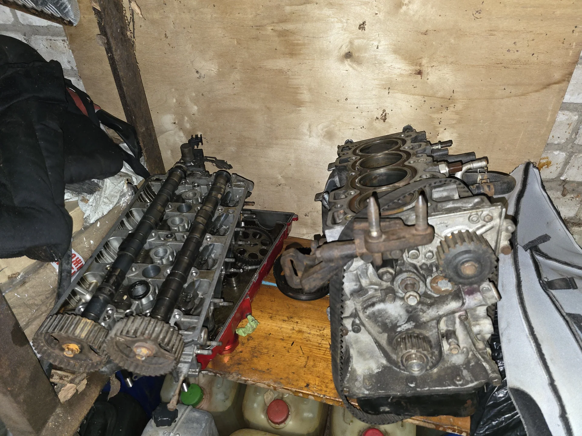 Двигатель Honda B16A2 (ГБЦ + Блок + Впуск) под реб - миниатюра 2