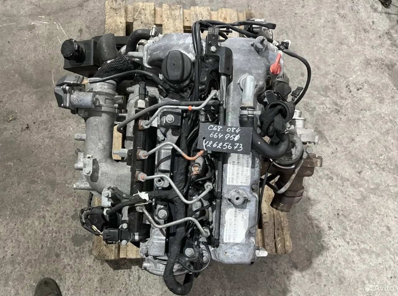 Двигатель 664951 на SsangYong Actyon Sports 2.0 л 141 л.с В сборе Евро 4 контрактный