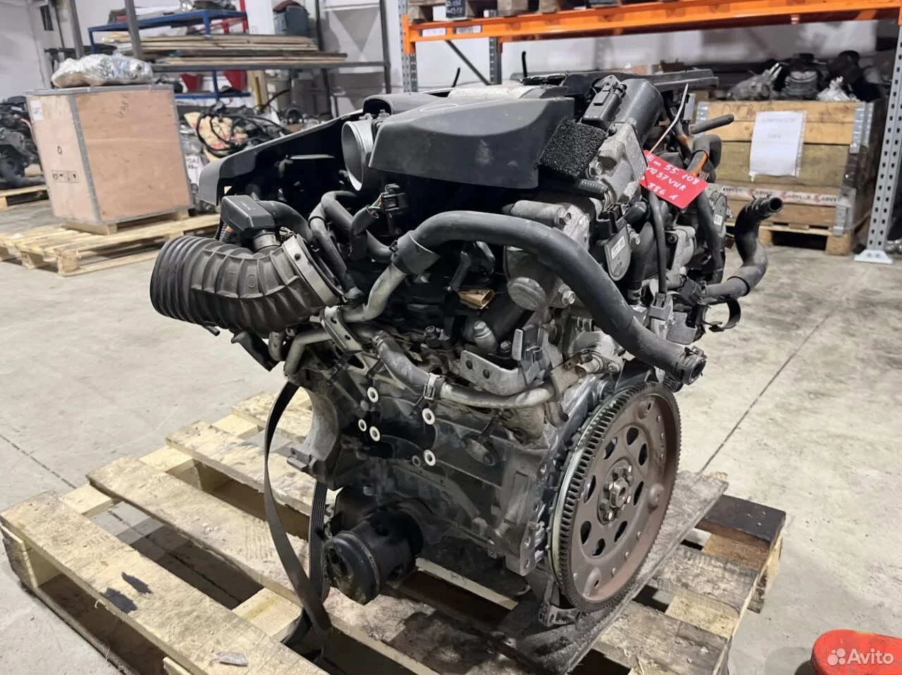 Двигатель VQ37VHR на Nissan Fuga 3.7 л 325-356 л/с б/у