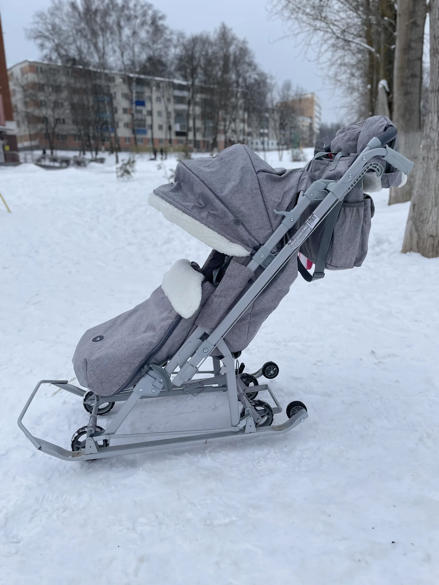 Санки коляска Nika 7 8 - миниатюра 3