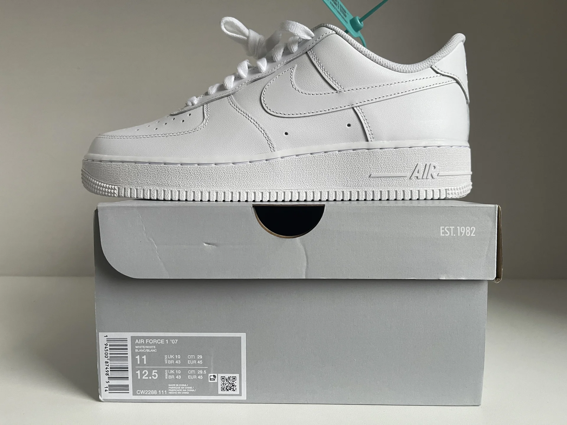 Кроссовки Nika Air Force 1 Low White - миниатюра 10