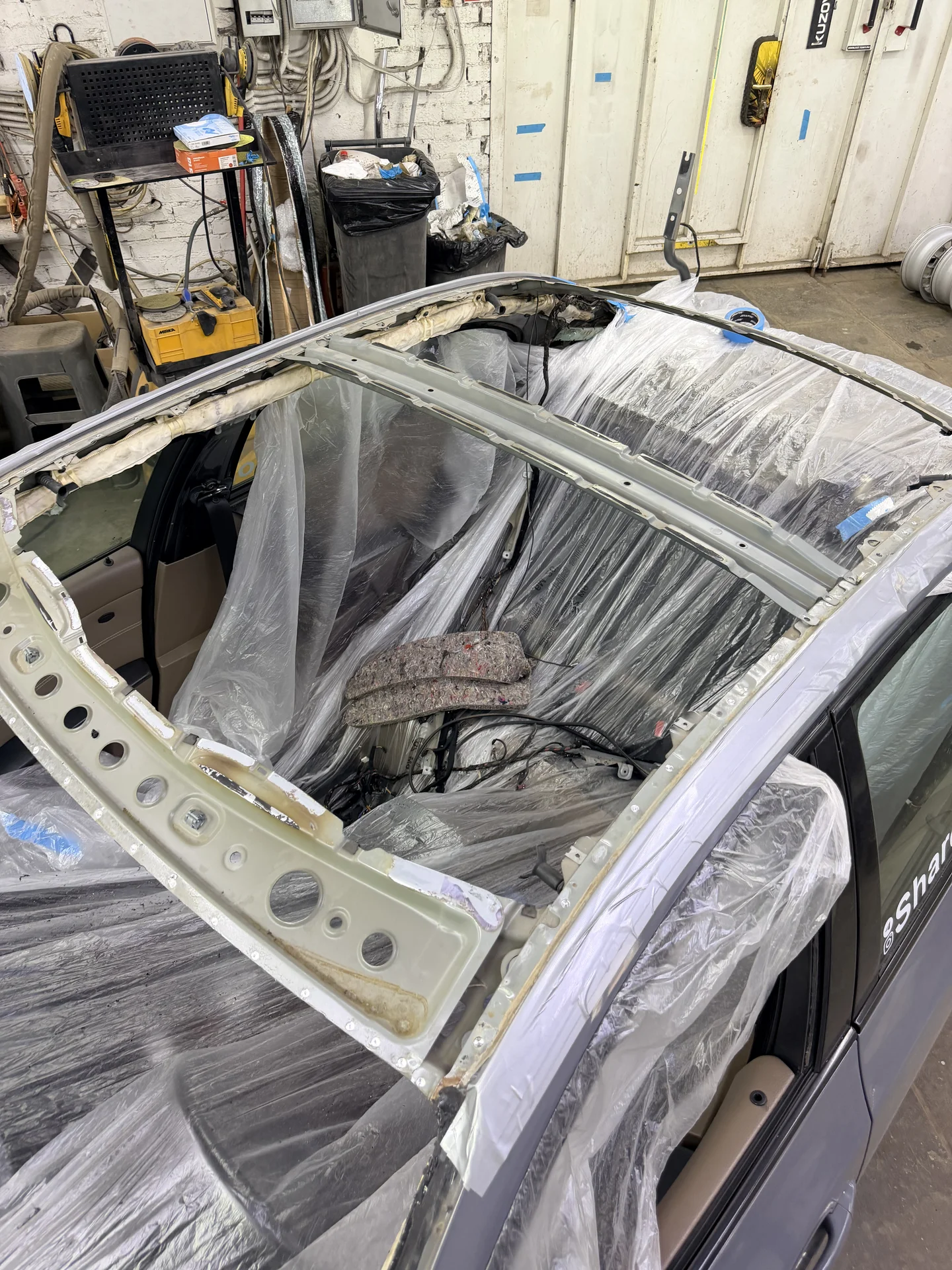 Карбоновая крыша bmw E60 - миниатюра 7