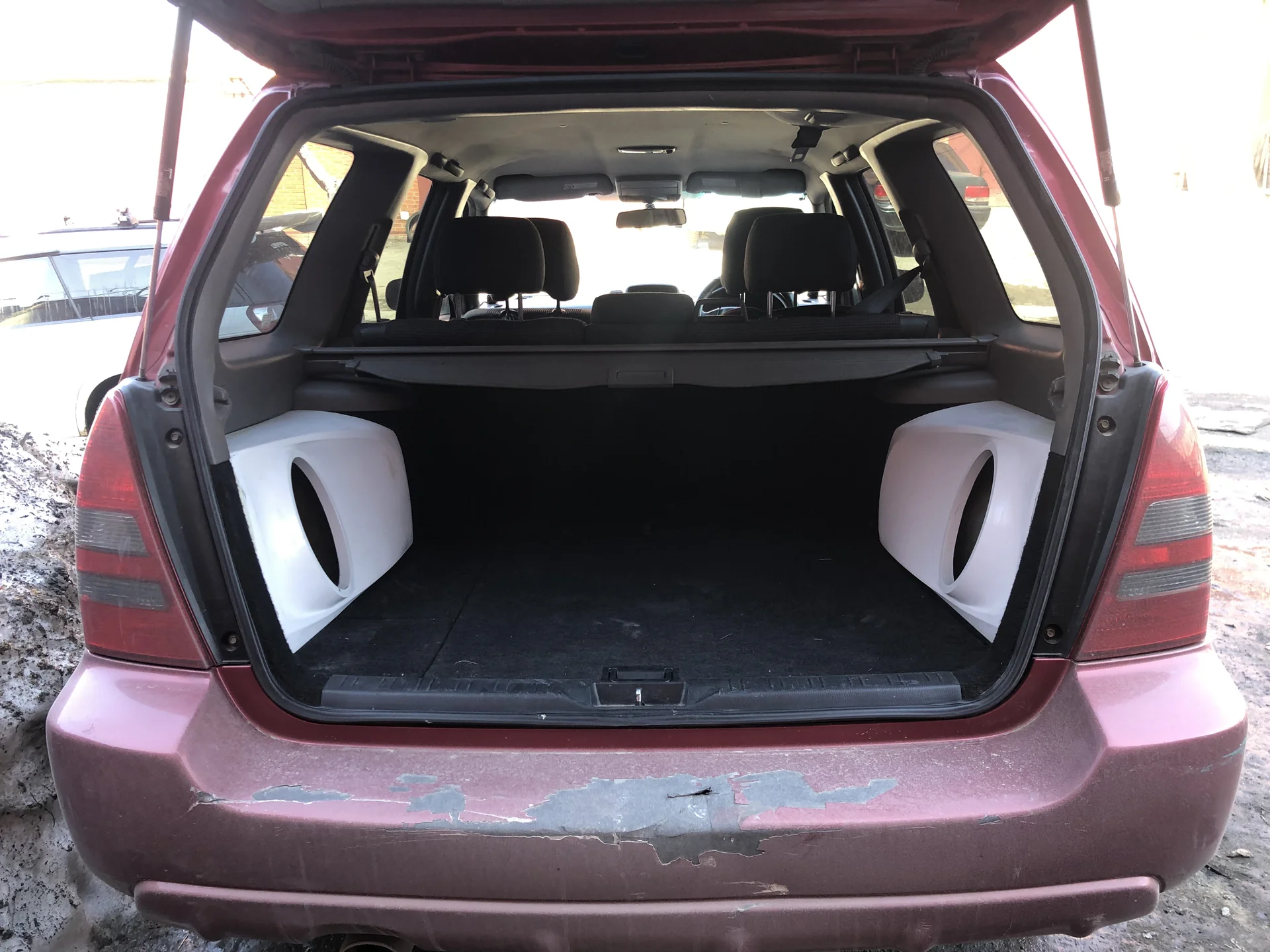 Стелс бокс 10” subaru forester sg, sf - миниатюра 4