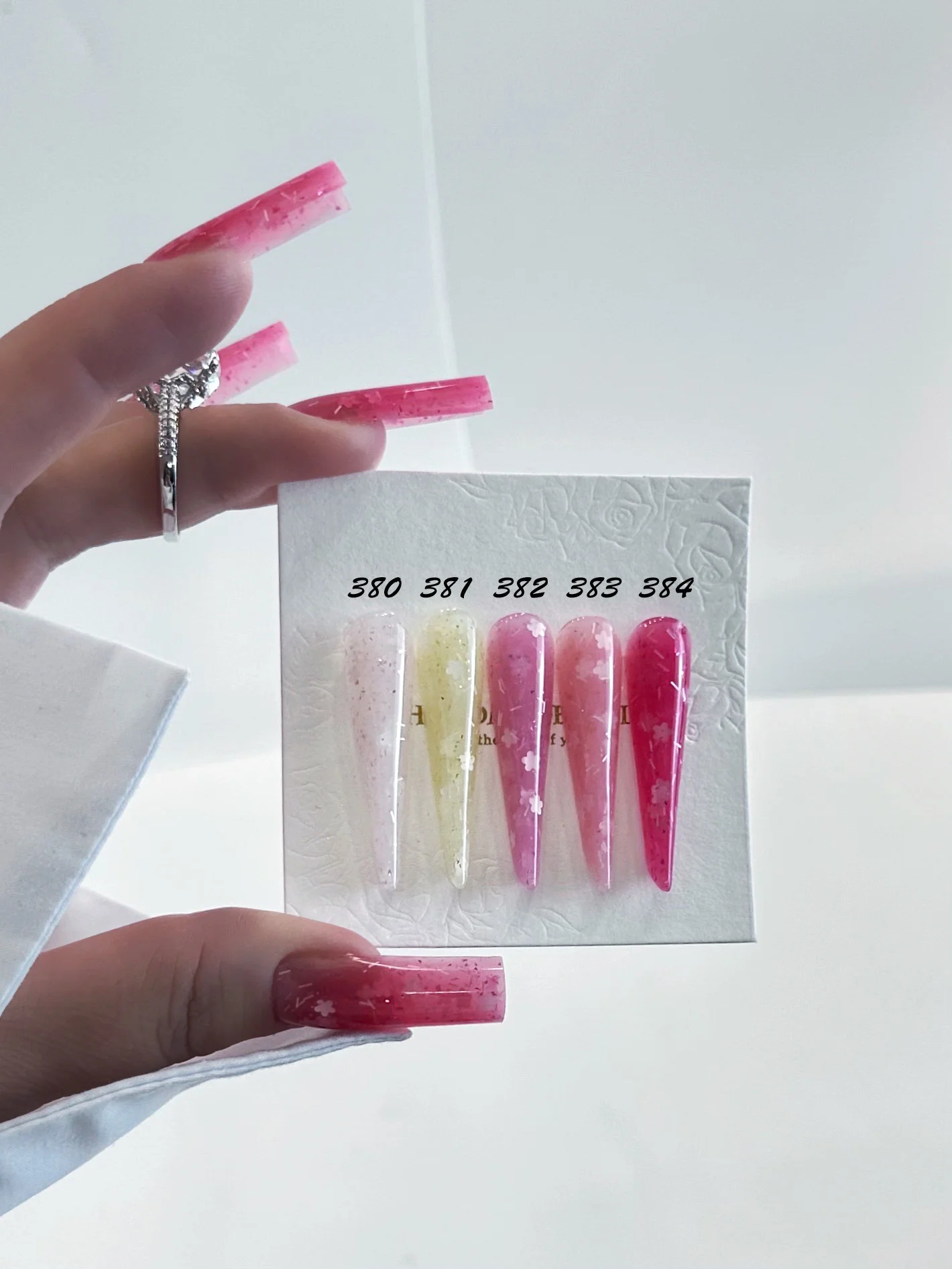 гель для ногтей с цветочками - миниатюра 5