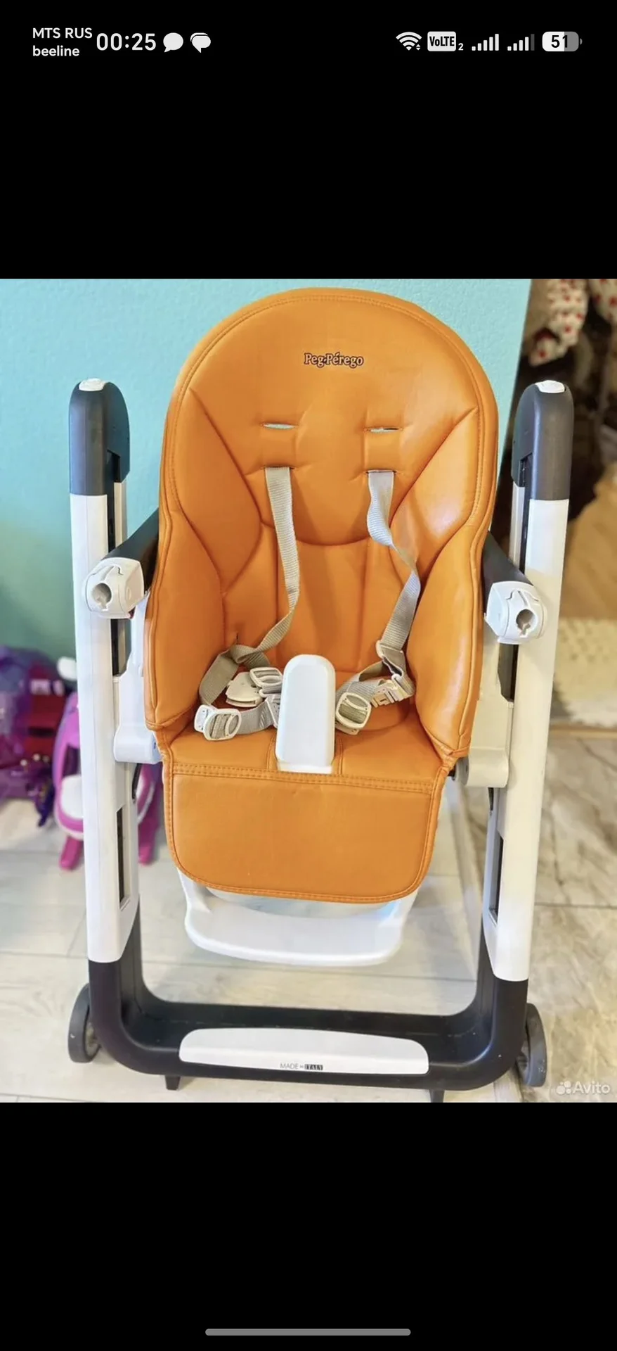 стульчик для кормления peg perego - изображение 1