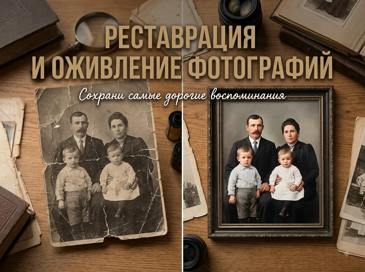 Реставрация и оживление фотографий - изображение 1