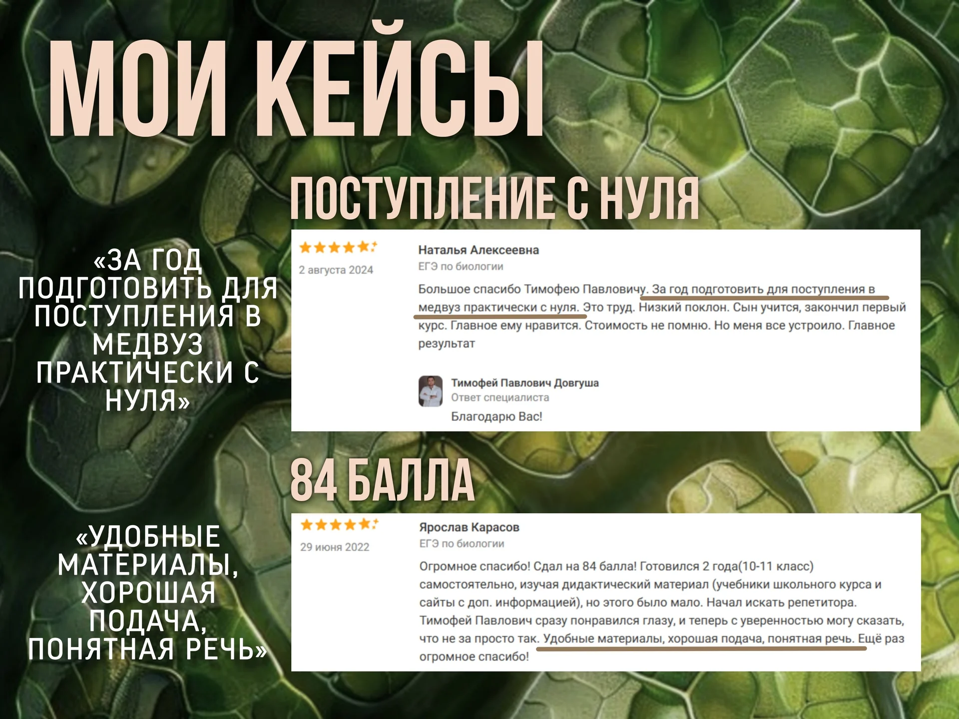 Репетитор по Биологии ЕГЭ - миниатюра 3