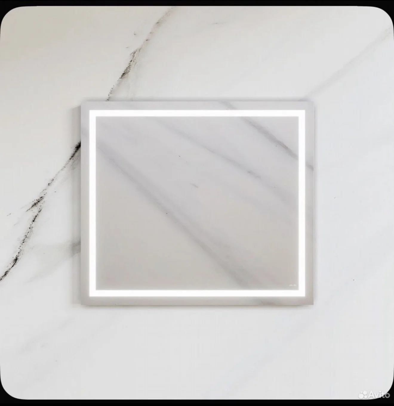 Зеркало для ванной с подсветкой AM.PM Gem 80x70см - миниатюра 3