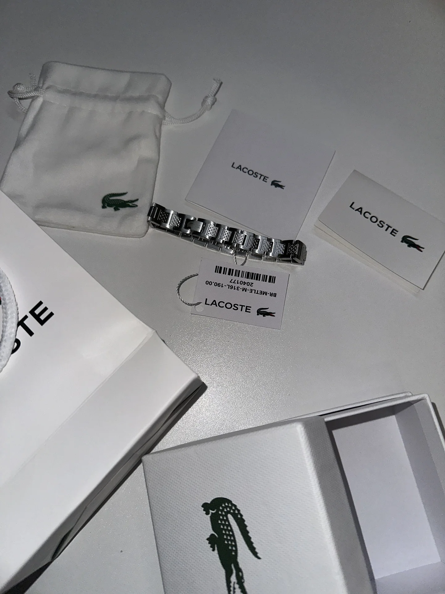 Браслет lacoste с биркой - миниатюра 4