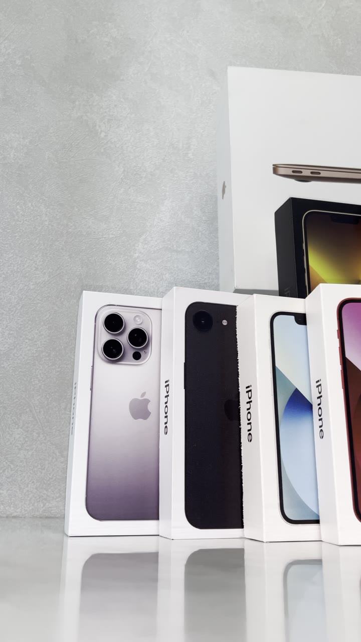 Коробки от iPhone 12,13,15,16/ mini, Pro, Pro Max - видео 3