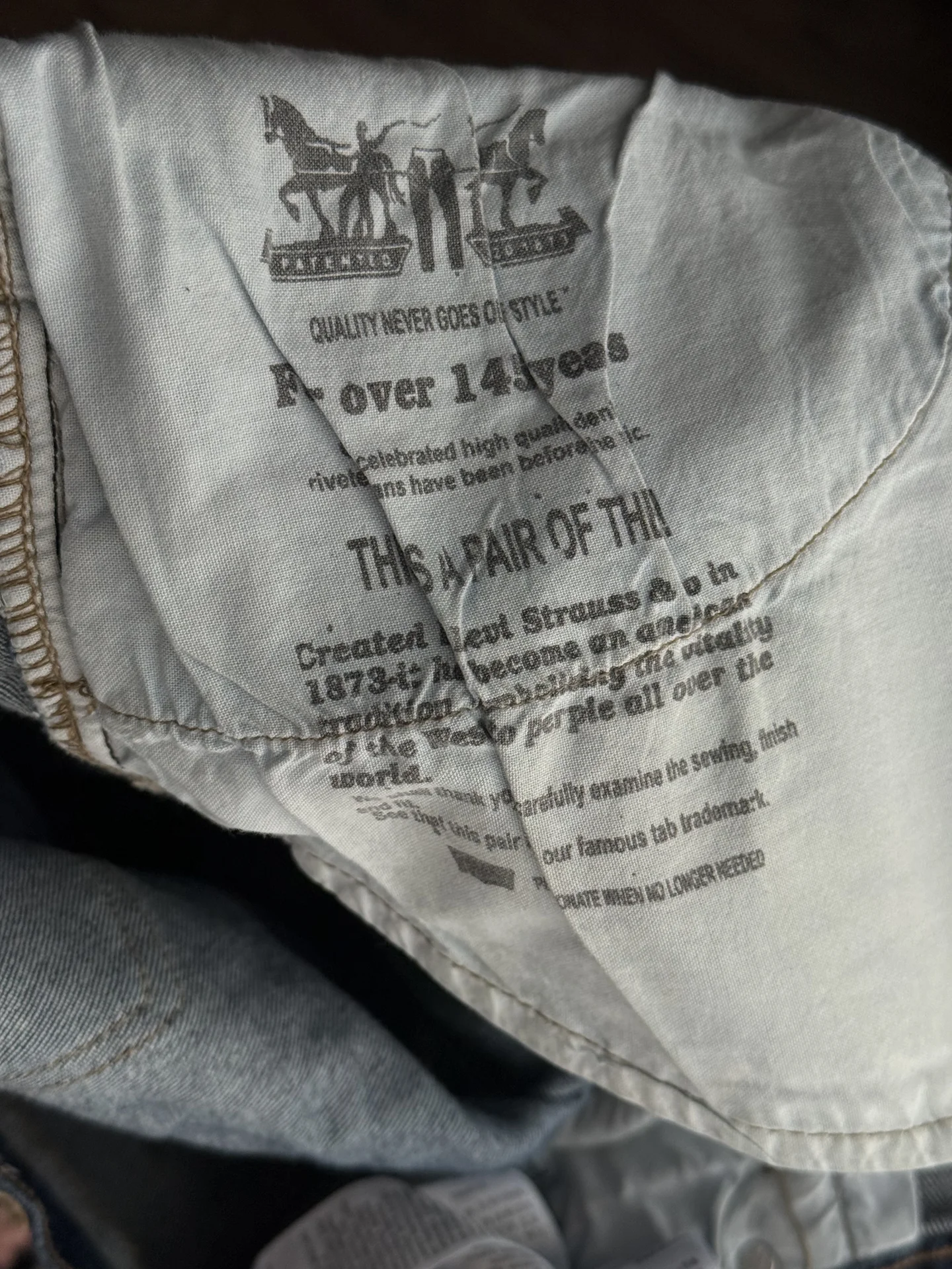 Джинсы мужские Levi’s - миниатюра 7