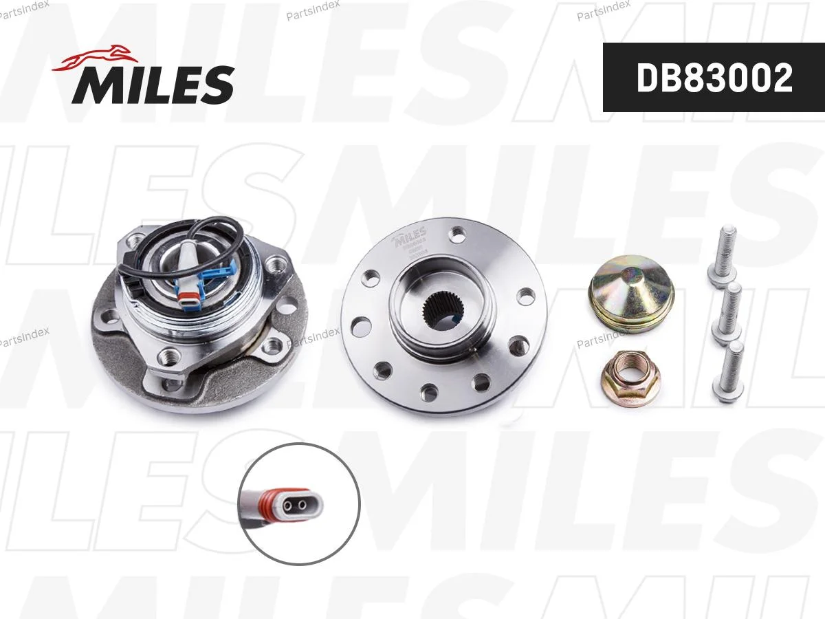 Ступица с подшипником OPEL ASTRA H/ZAFIRA 04- пер.(5 отверстий) (SKF VKBA3651) DB83002