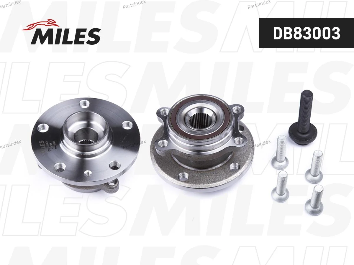 Ступица с подшипником AUDI A3/GOLF V/CADDY/PASSAT B6/TIGUAN/OCTAVIA 03- пер. (SKF VKBA3643) DB83003