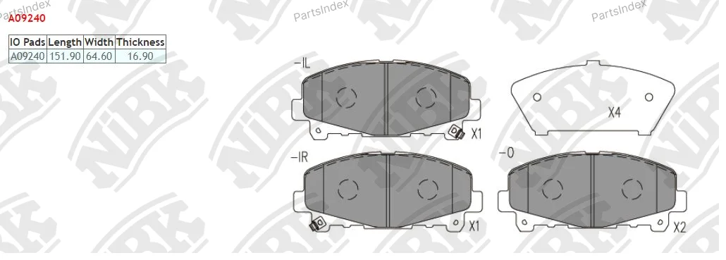 Колодки тормозные дисковые PN8865 - изображение 1