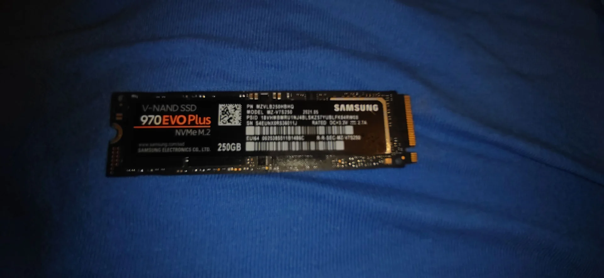 SSD M.2 Samsung 970 EVO PLUS 250gb, 2280 - миниатюра 3
