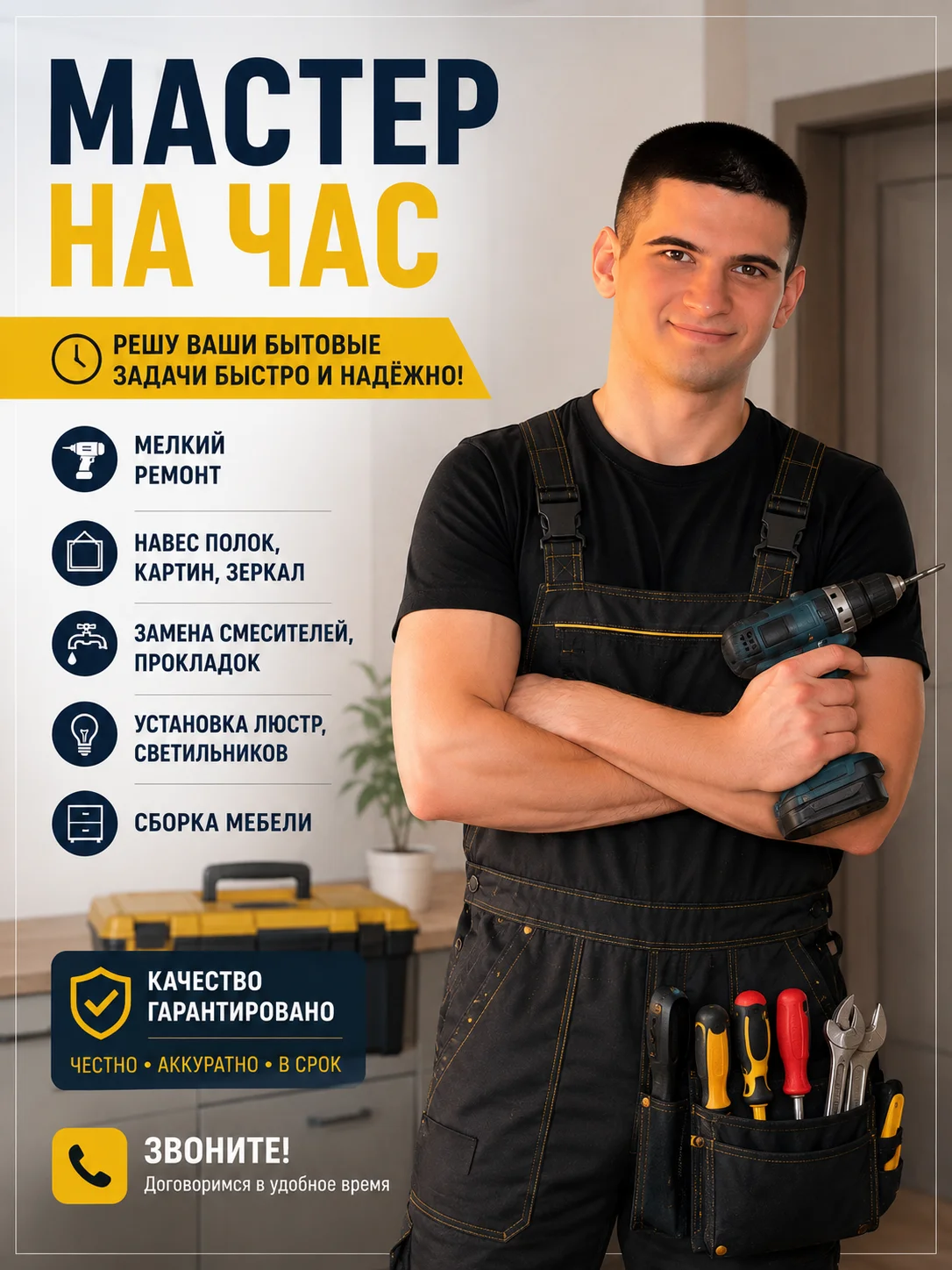 Мастер на час. Сантехник. Сборка мебели. - изображение 1