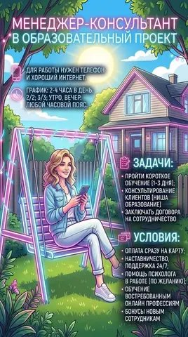 требуются.. Менеджеры консультанты.