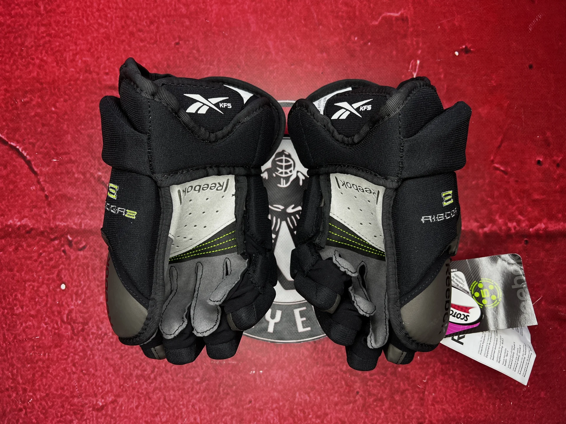 Хоккейные перчатки краги reebok ribcore SR 13 - миниатюра 4
